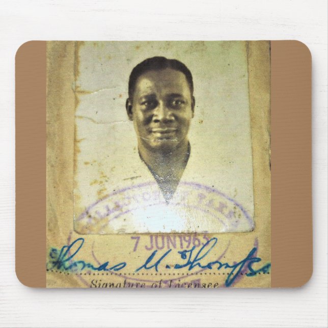 T U THOMPSON ARCHITECT Mousepad (Vorne)