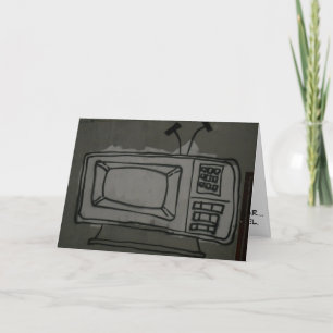 "T.V. Graffiti" Geburtskarte Karte
