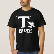 T Vogeldesign auf einem t-Shirt