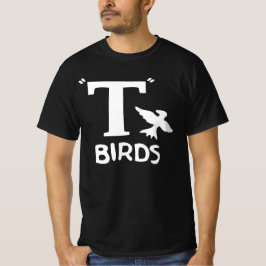 T Vogeldesign auf einem t-Shirt