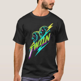 T.W.i.i.N Thrash Metal Neon Logo T - Shirt