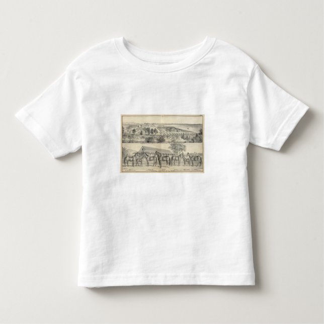 T-Winterbauernhof Kleinkind T-shirt (Vorderseite)