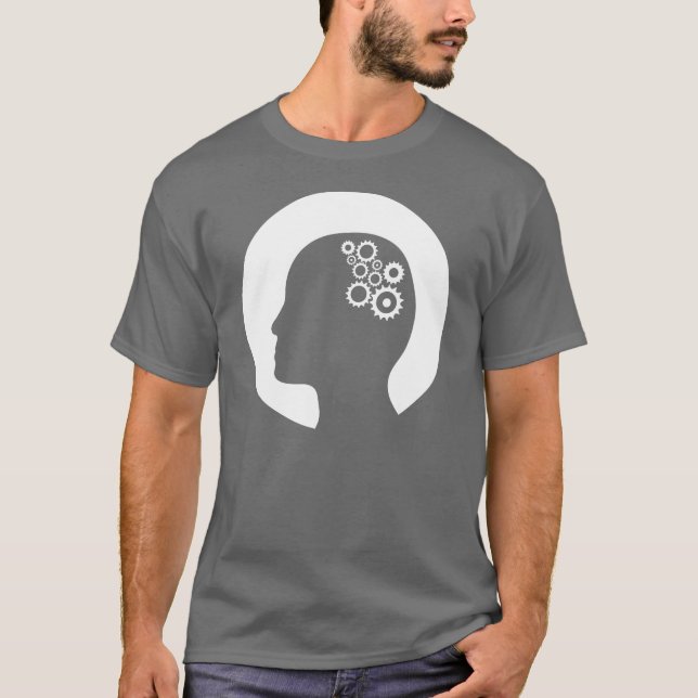 T- Zähne des Shirt-|, die im Gehirn arbeiten T-Shirt (Vorderseite)