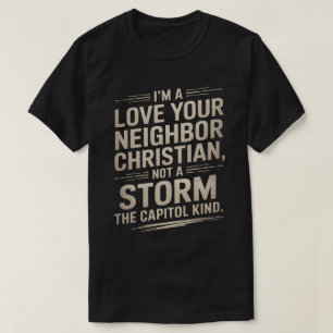 TA159- Ich bin Christlich Liebe Meinen Nächsten Li T-Shirt