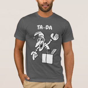 TA-DA Schachtel-T-Shirt mit Clown T-Shirt