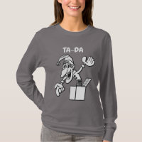 TA-DA Schachtel-T-Shirt mit Springfigur