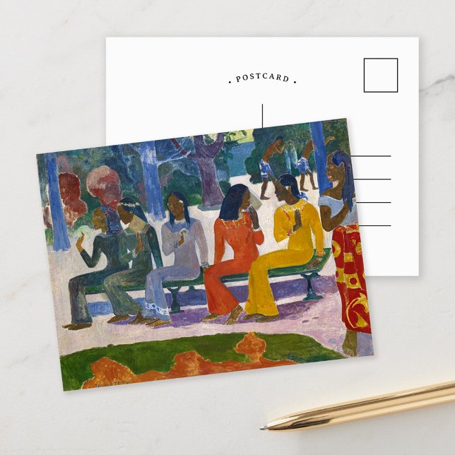 Ta Matete | Paul Gauguin Postkarte (Von Creator hochgeladen)