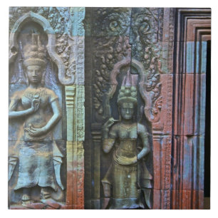 Ta Prohm Temple, Provinz Siem Reap, Kambodscha Fliese