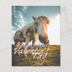 TA Valentinstag mit dampfendem Pferd