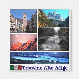 TAA005 TRENTINO ALTO ADIGE, Mosaik, Italien, Kühls Magnet