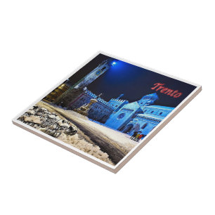 TAA014 TRENTO, P.zza del Duomo by Night, Fliese