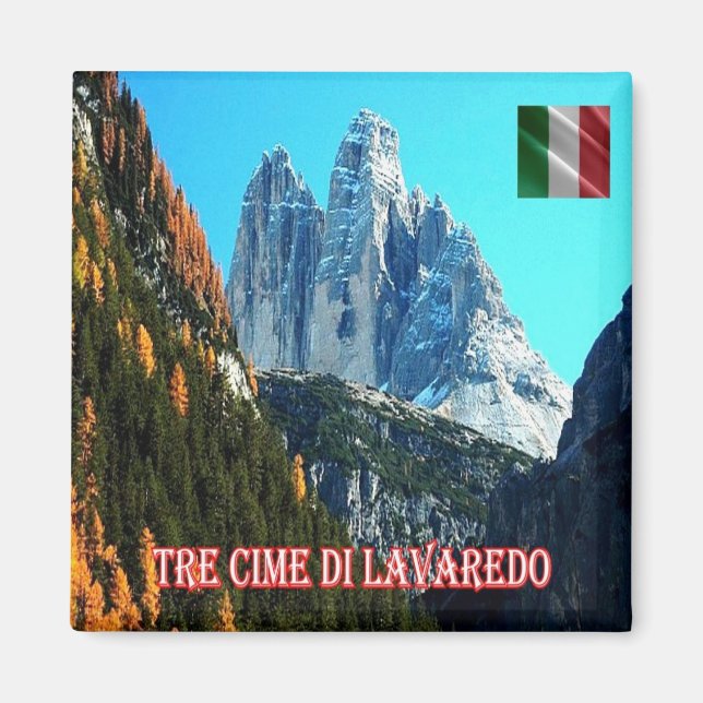 TAA015 3 FRISCHEN VON LAVAREDO - Italien - Kühlsch Magnet (Vorne)