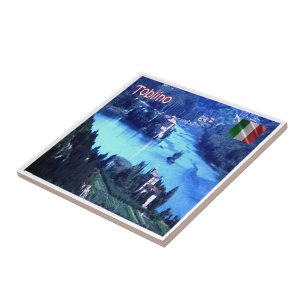 TAA020 TOBLINO Lake & Castle, Italien, Fliese