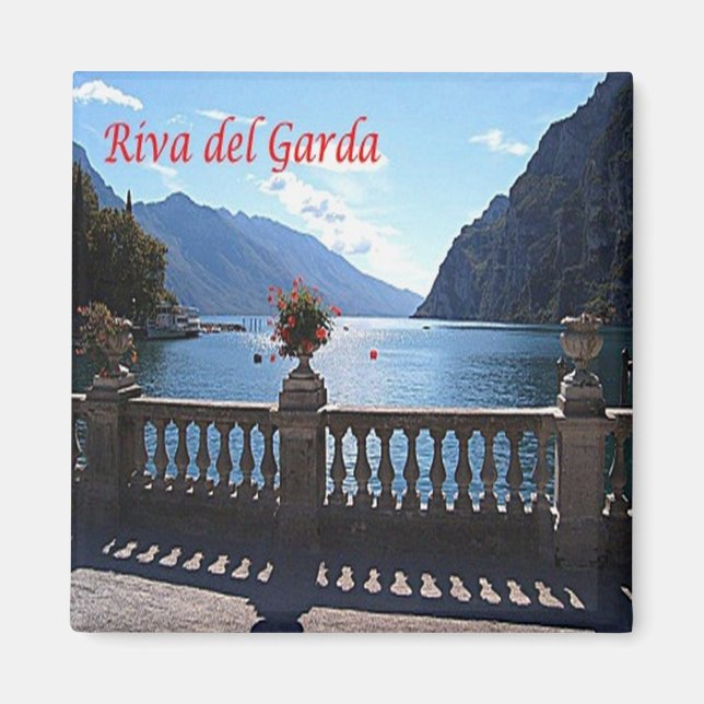 TAA026 RIVA DEL GARDA - Lake View - Italien - Kühl Magnet (Vorne)