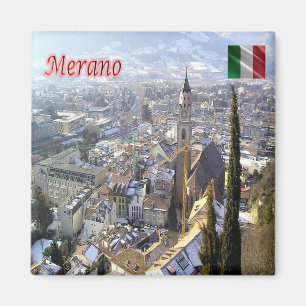 TAA033 MERAN MERANO - Luftsicht - Kühlschrank Magnet