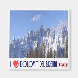 TAA046 BRENTA DOLOMITEN, I Liebe, Italien, Kühlsch Magnet