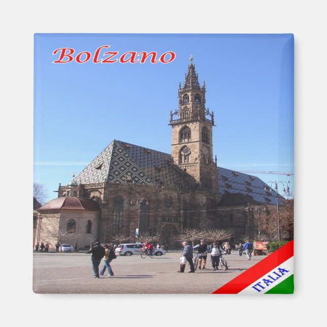 TAA063 BOLZEN BOLZANO, Italien, Europa, Kühlschran Magnet (Vorne)