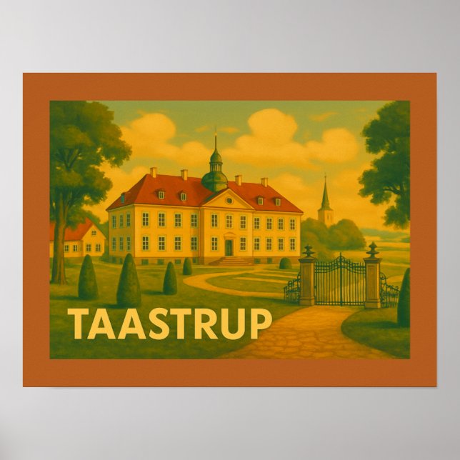 Taastrup Denmark Tower Poster (Vorne)