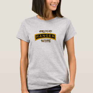 Tab der Army Ranger School - Stolze Ehefrau - T -  T-Shirt
