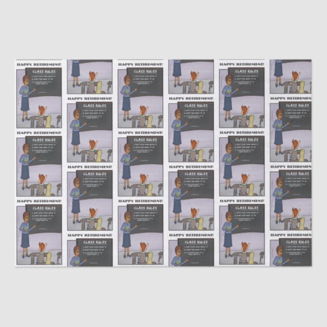 Tab-Papier für Gruppenregeln Seidenpapier (Vorderseite)