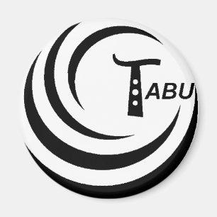 Tab-T-Logo Große schwarze Farbe Magnet