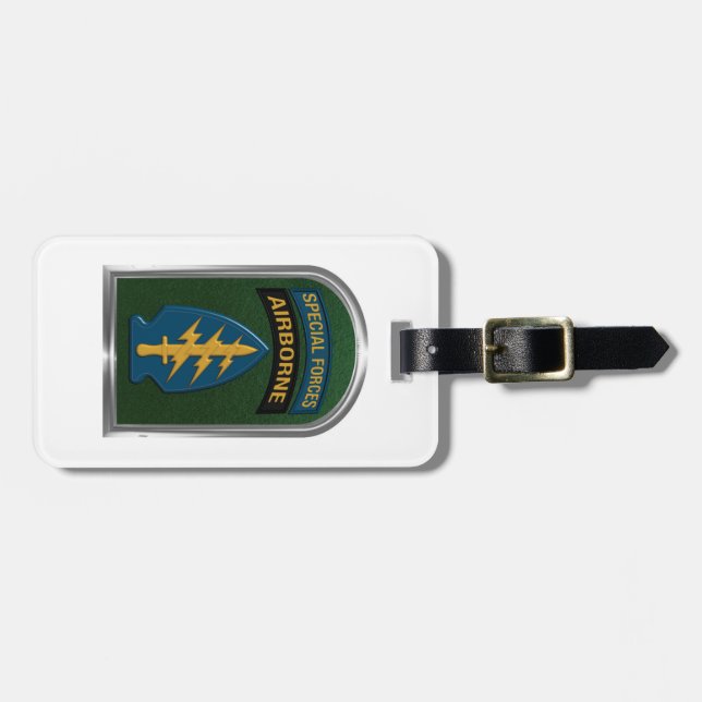 Tab und Patch-Geschenk für Spezialeinheiten Gepäckanhänger (Vorderseite horizontal)