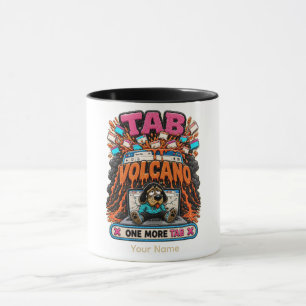 Tab Vulkan Ein weiterer Tab Personalisierter lusti Tasse