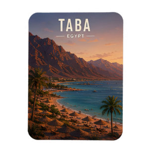 Taba Ägypten Sinai Berge Rotmeer Küste Reise Magnet