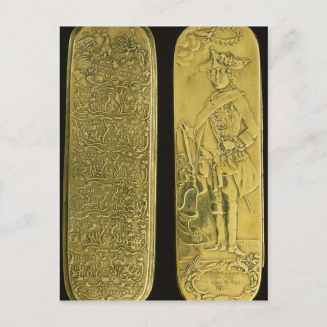 Tabak-Box nach Frederick II Postkarte (Vorderseite)