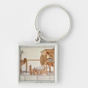 Tabak, der Maschine vom königlichen Tabak siebt Schlüsselanhänger