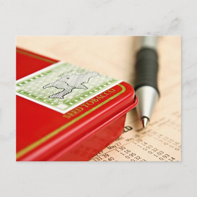 Tabak Postkarte (Vorderseite)