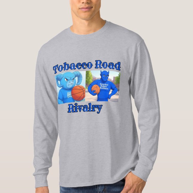 Tabak Road Rivalry lange Ärmel T-Shirt (Vorderseite)