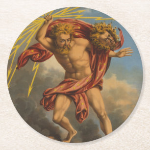 Tabaketikett, 1868. runder pappuntersetzer