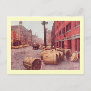 Tabakfässer, Louisville, Kentucky Vintage Postkarte