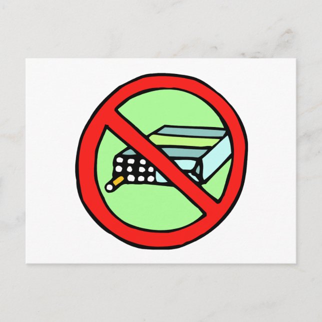 Tabakrechte Postkarte (Vorderseite)