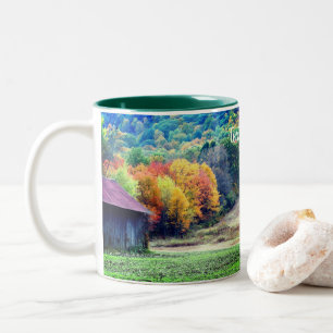 Tabakstall Fall Foliage Personalisiert Zweifarbige Tasse
