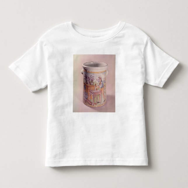 Tabaktopf, der einen Tabakwarenhändler darstellt Kleinkind T-shirt (Vorderseite)