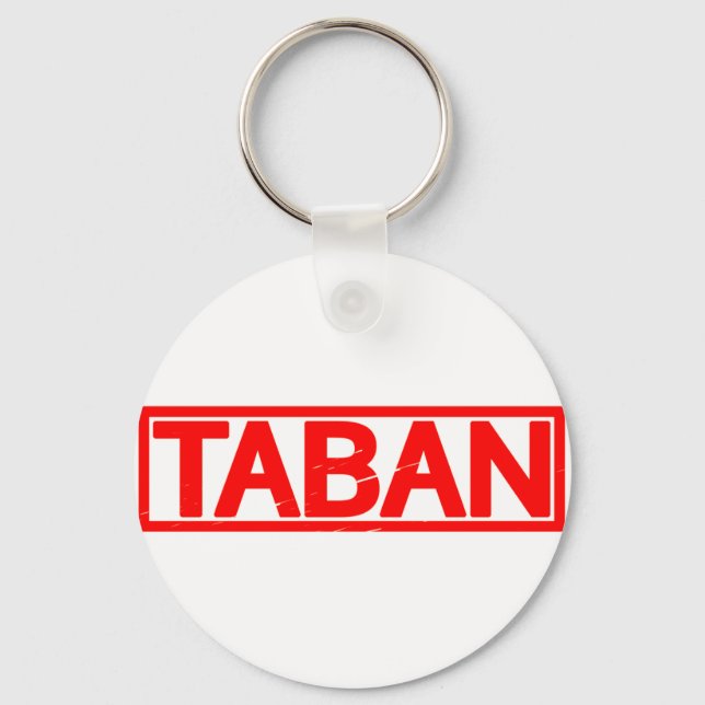 Taban-Briefmarke Schlüsselanhänger (Vorderseite)