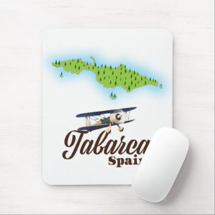 Tabarca Spanien Schöne Karte Mousepad