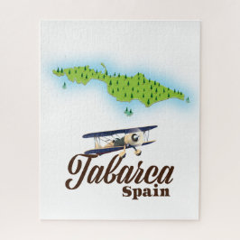Tabarca Spanien Schöne Karte Puzzle