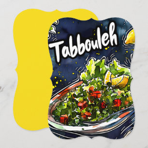 Tabbouleh Mediterranes Vegan Salat ت ب و ل ة Einladung