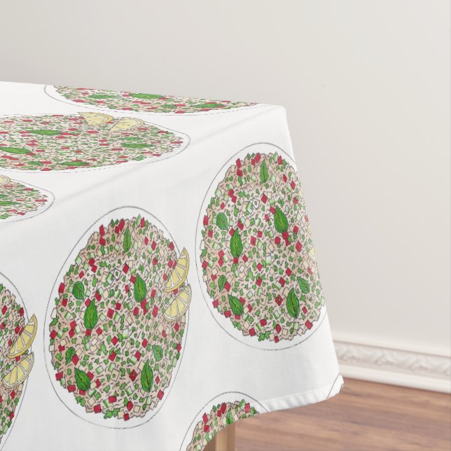 Tabbouleh Salad Mittelmeer Libanesische syrische K Tischdecke (Beispiel)