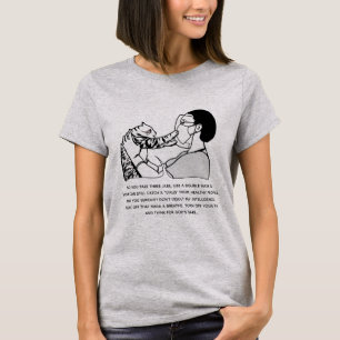 Tabby Cat and Message T - Shirt