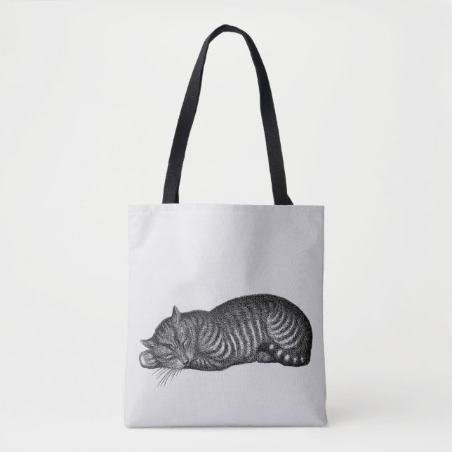TABBY CAT ART TASCHE (Vorderseite)
