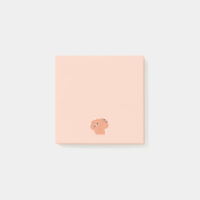 Tabby Cat Couple Post-it Klebezettel (Vorderseite)
