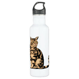 Tabby Cat Edelstahlflasche