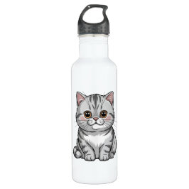 Tabby Cat Edelstahlflasche