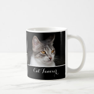 Tabby Cat Fancier - personalisierter Text Kaffeetasse