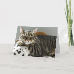 TABBY CAT "KIND" GEBURTSTAGSKARTE FÜR JEDEN KARTE