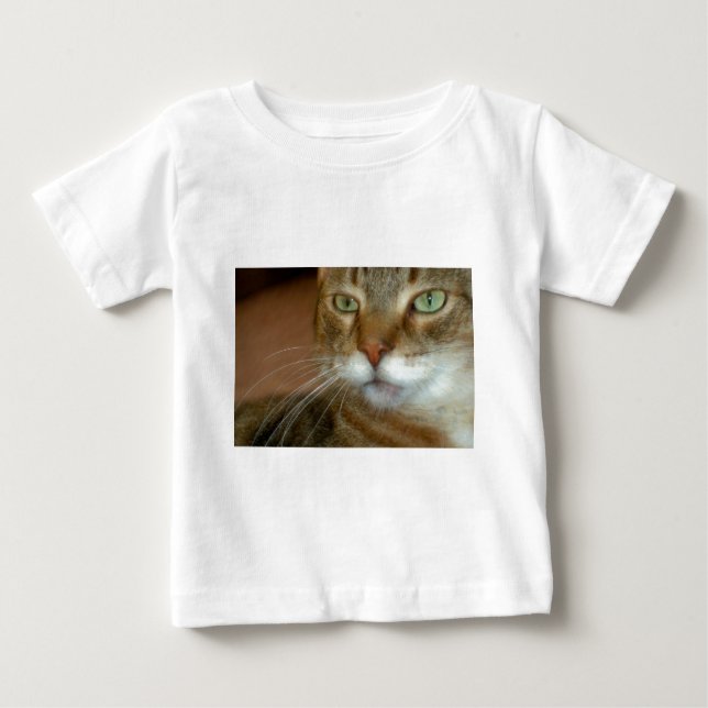 Tabby Cat Liebe Baby T-shirt (Vorderseite)